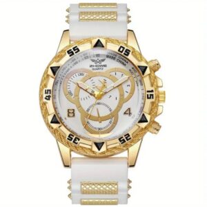 Reloj Con Correa De Silicona Esfera Grande Para Hombre