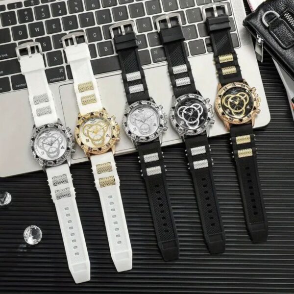 Reloj Con Correa De Silicona Esfera Grande Para Hombre - Image 2