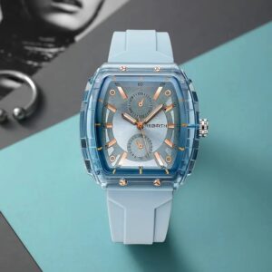 Reloj Para Mujer Con Correa De Silicona Y Pantalla Analógica