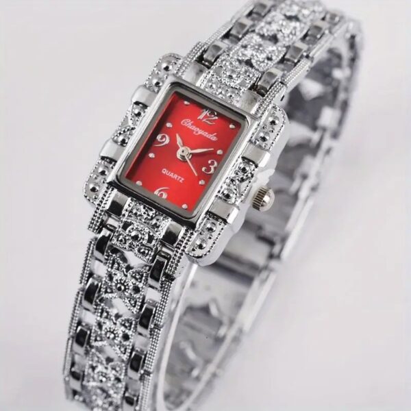 Conjunto De Reloj Cubano Elegante Para Mujer - Image 2