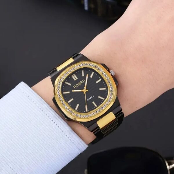 Reloj De Pulsera Deportivo Para Hombre Acero Inoxidable - Image 2