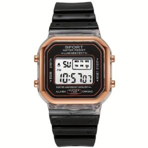 Reloj Electrónico Luminoso Deportivo Alarma Y Cronógrafo Resistente Al Agua