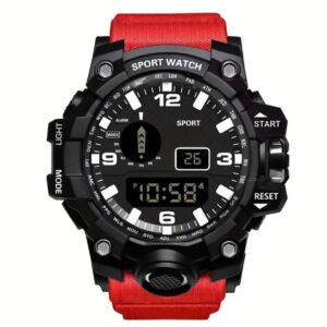 Reloj Digital Deportivo Alarma, Temporizador, Calendario, Hora Mundial