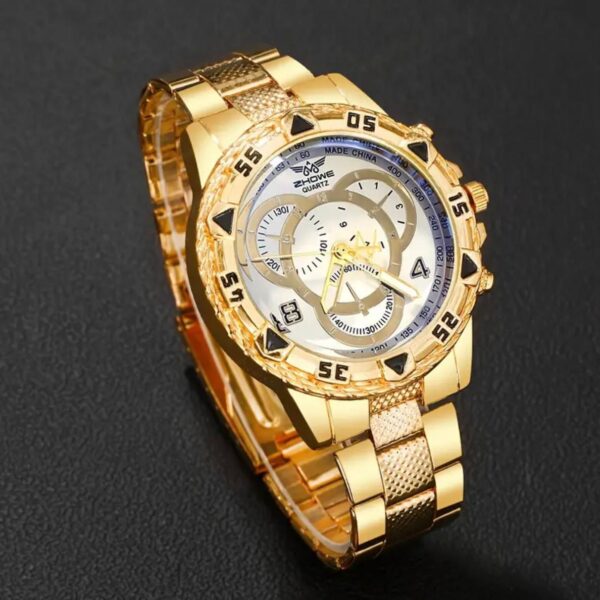 Reloj Con Esfera Grande Redonda Para Hombre - Image 2
