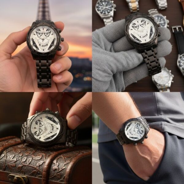 Reloj Invicta Reserve Correa Negra Y Rostro Blanco - Image 2