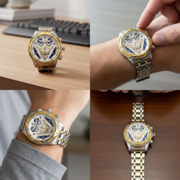 Reloj Invicta Reserve Dorado Y Plateado Rostro Blanco - Image 2