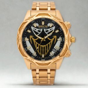 Reloj Invicta Reserve Dorado Rostro Negro