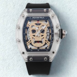 Reloj Richard Mille Skull Calavera Dorada