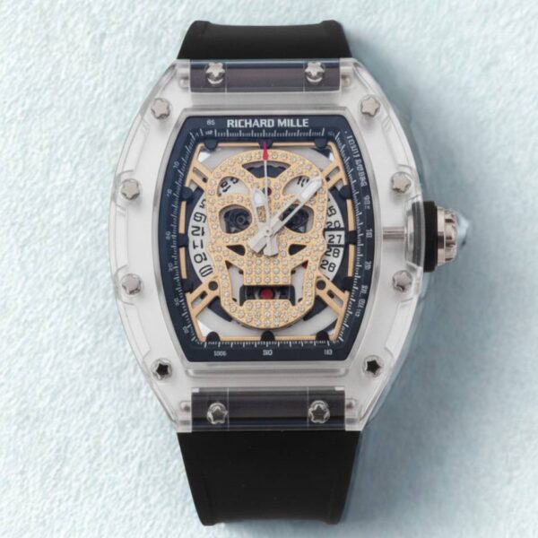 Reloj Richard Mille Skull Calavera Dorada