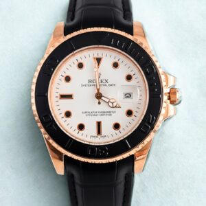 Reloj Rolex Oyster Perpetual Fondo Claro y Borde Dorado