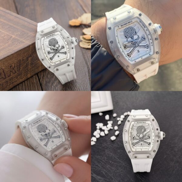 Reloj Richard Mille Edición Calavera Blanca - Image 2