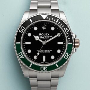 Reloj Rolex Datejust Con Correa De Acero Y Bisel Negro-Verde