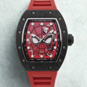 Reloj Richard Mille Versión Spider-man Correa Roja