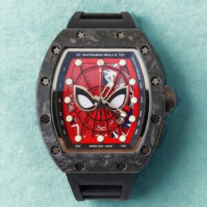 Reloj Richard Mille Versión Spider-man Correa Negra
